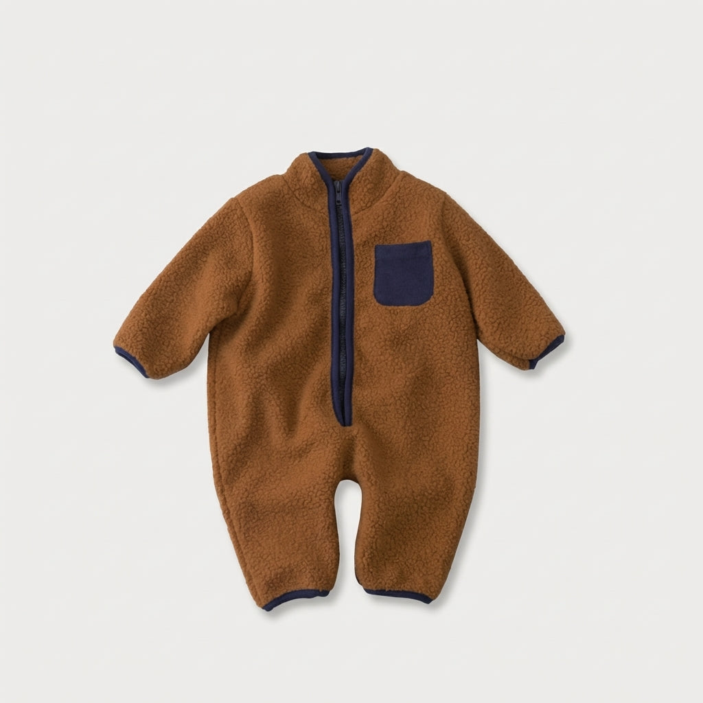 Fleece Zip Romper