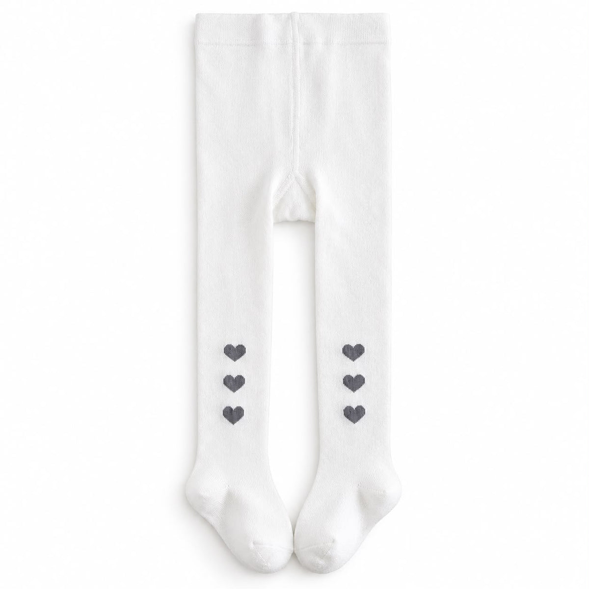 Heart Pattern Toddler Tights