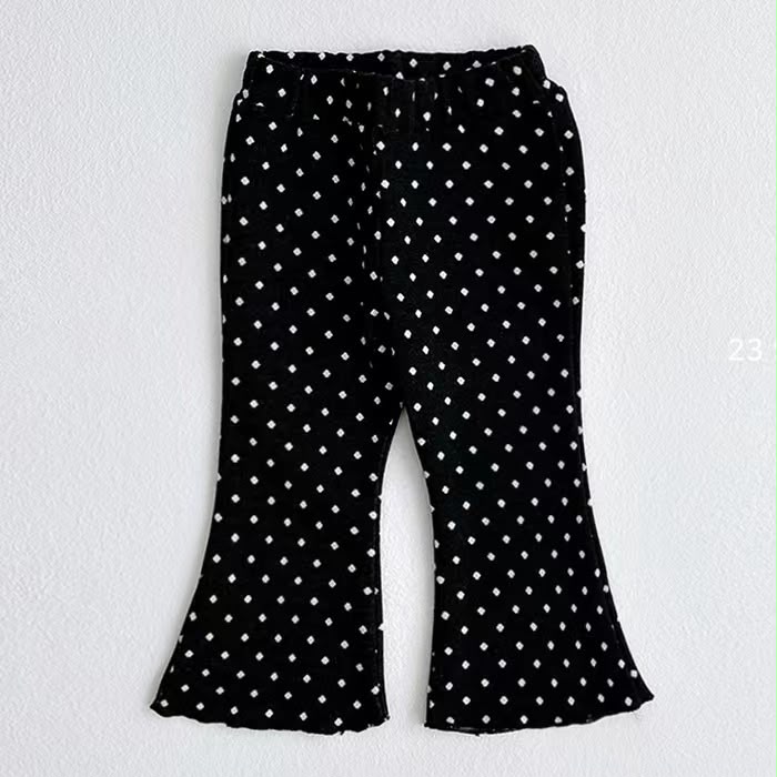 Black Flare Toddler Pants