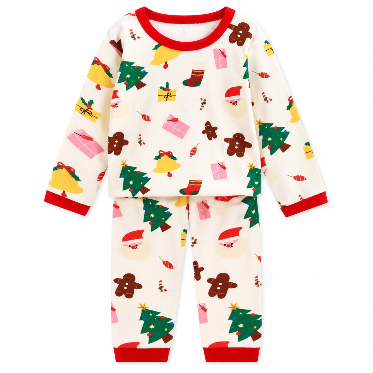 Winter Print Toddler Pajamas