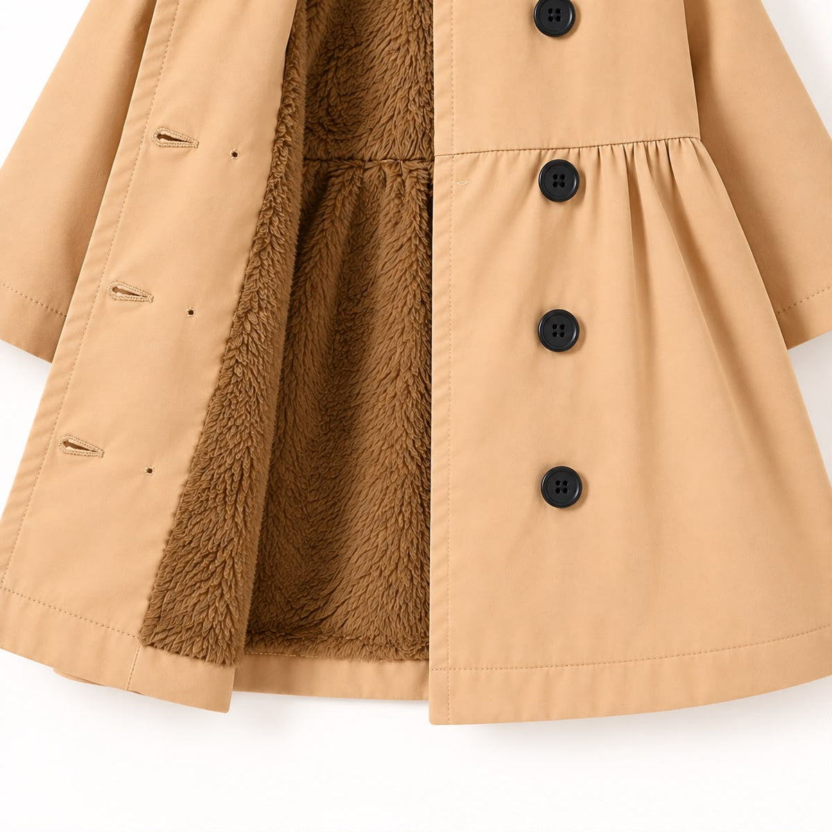 Fleece Lined Trench Coat