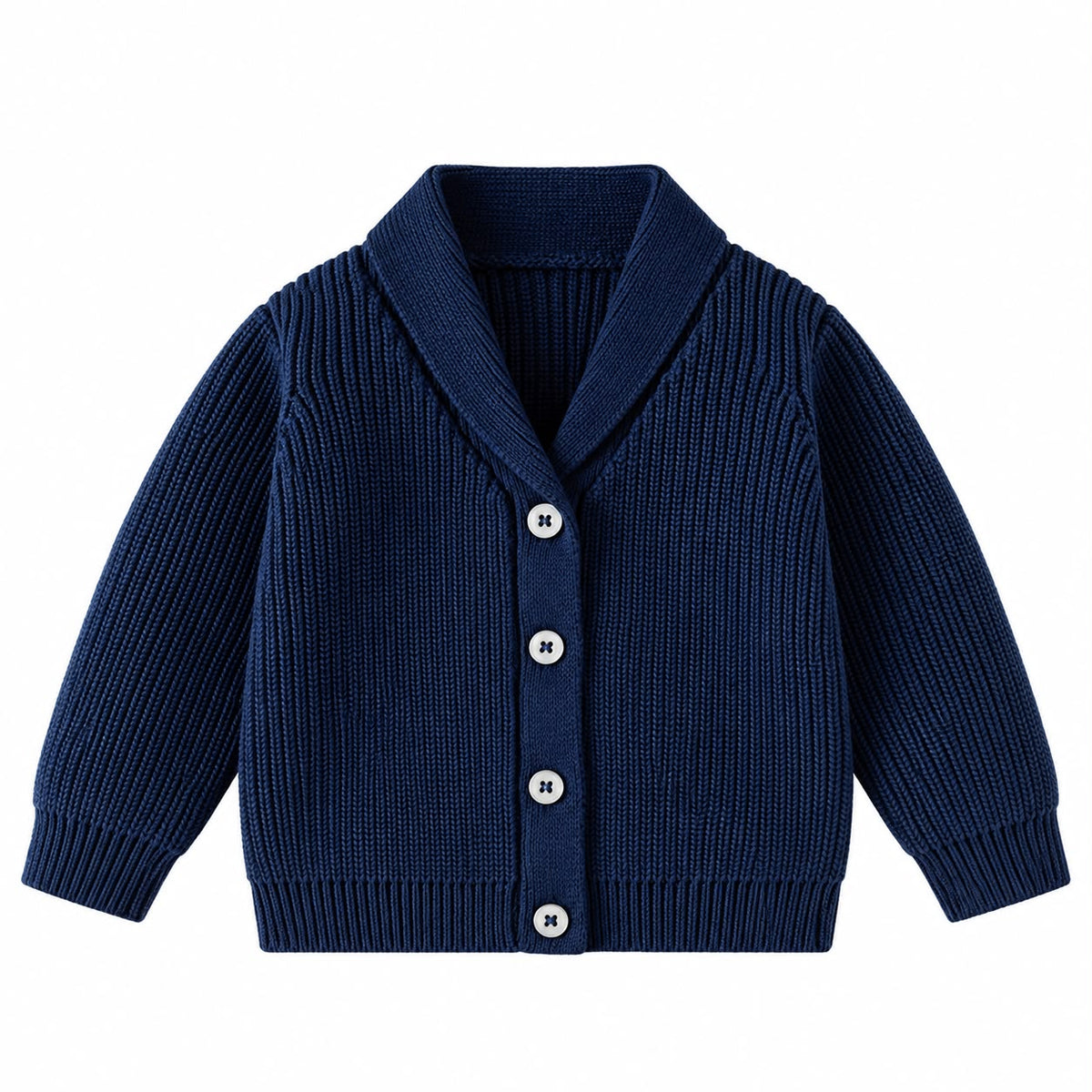 Shawl Collar Knit Cardigan