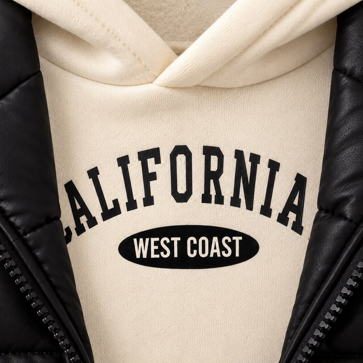 Puffer Vest Hoodie and Jogger Set