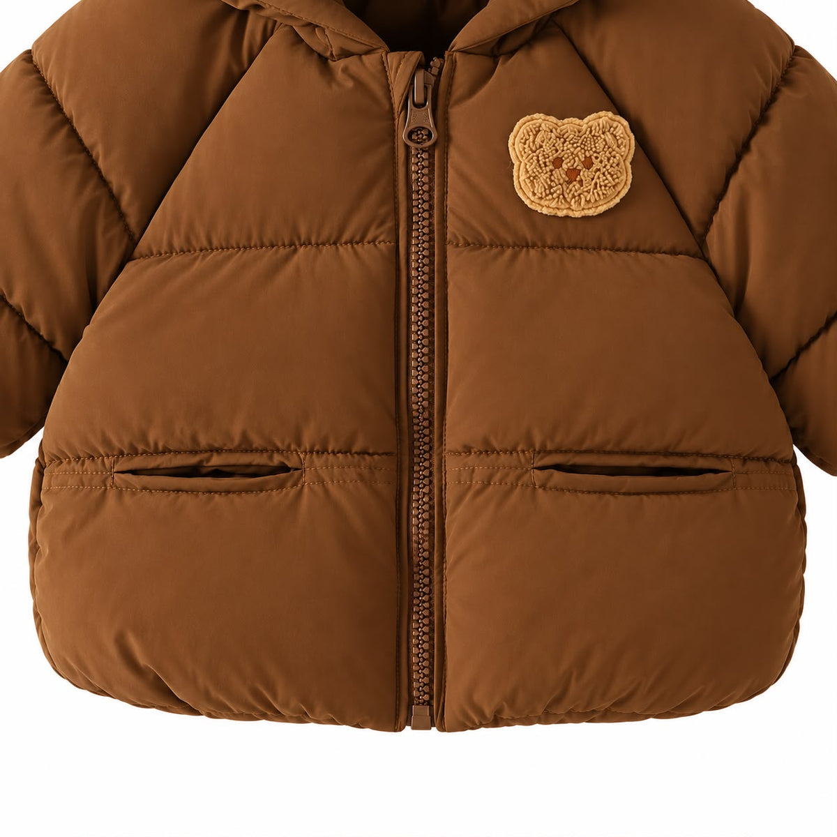 Bear Hood Puffer Baby Jacket