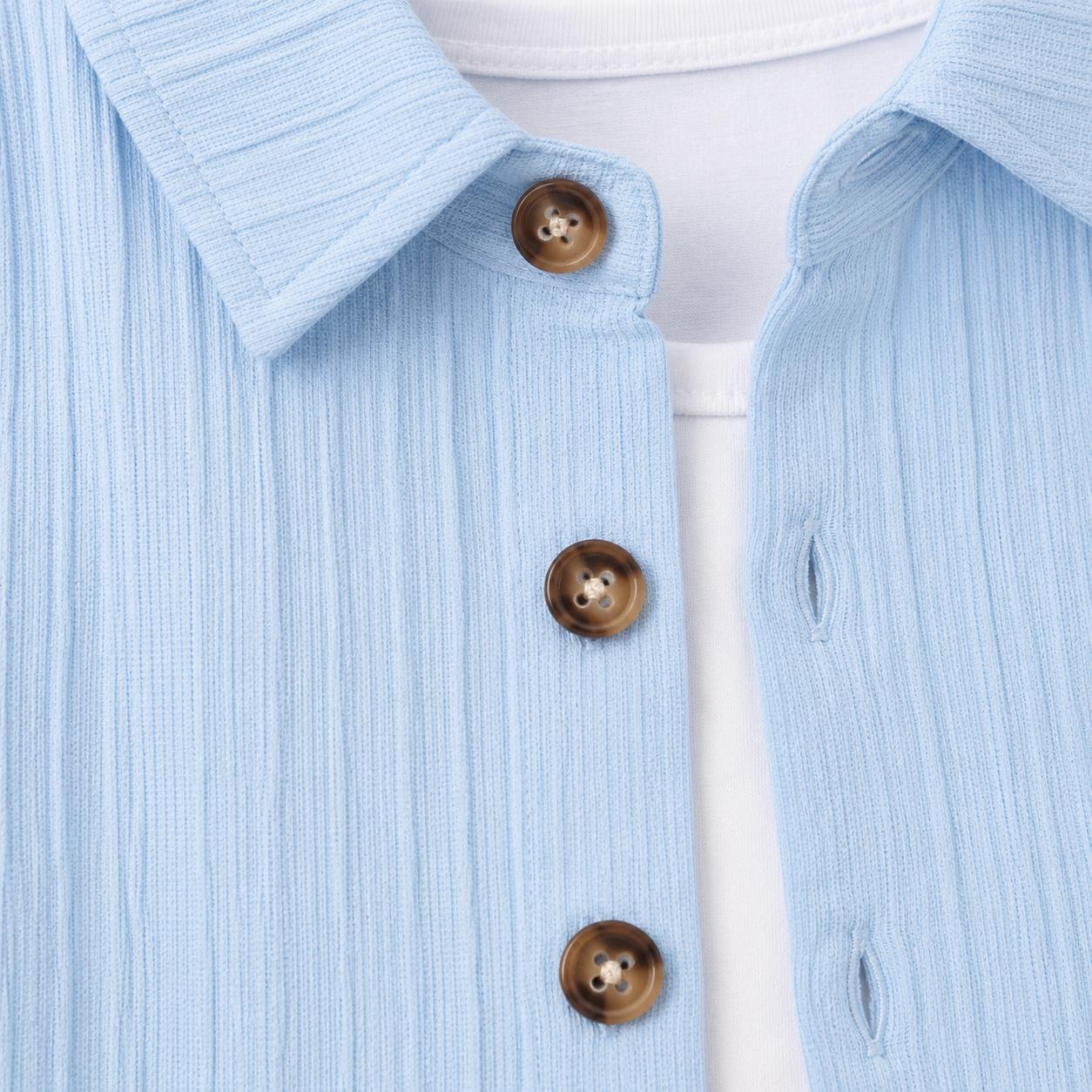 Boys Button Shirt Outfit
