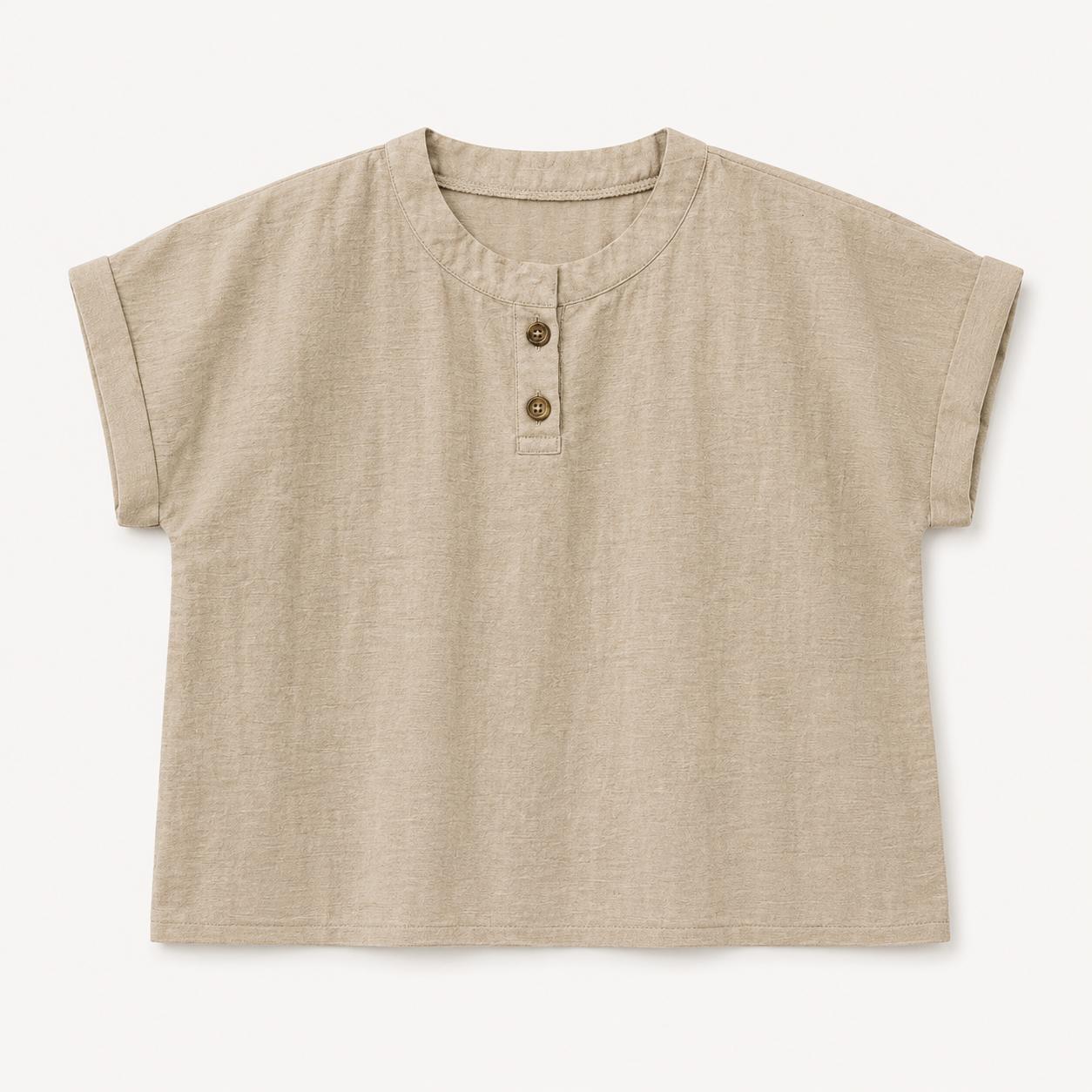 Casual Button Tee