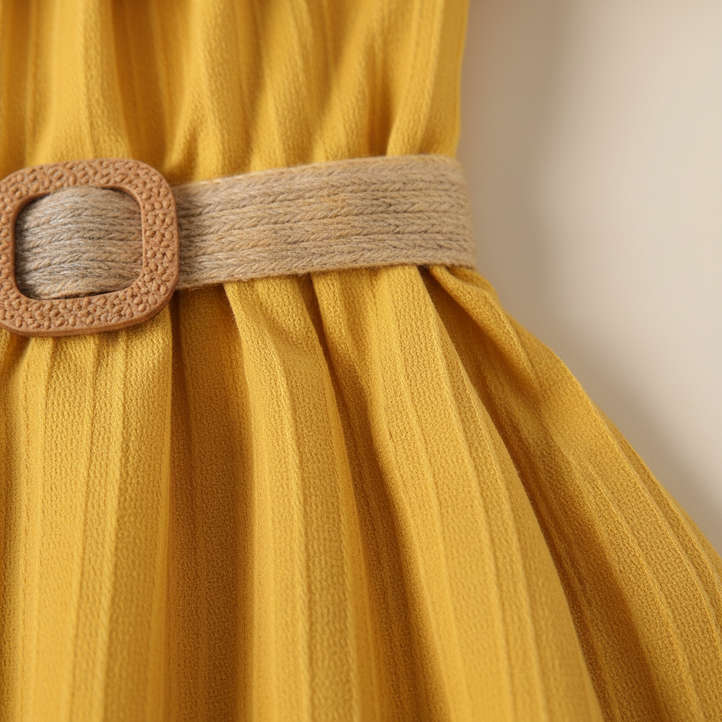 Ruffle Belt Dress