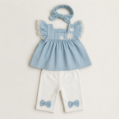 Dress Top and Pants Set