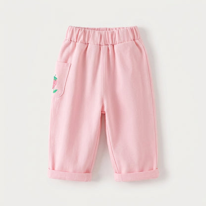 Floral Toddler Pull On Pants