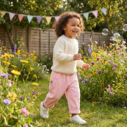 Floral Toddler Pull On Pants