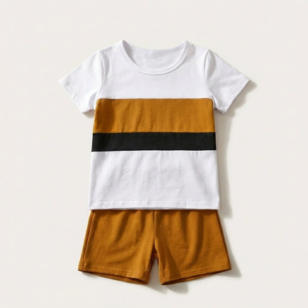 Kids Summer T Shirt and Shorts Set