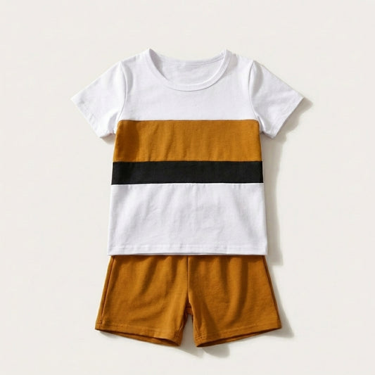 Kids Summer T Shirt and Shorts Set