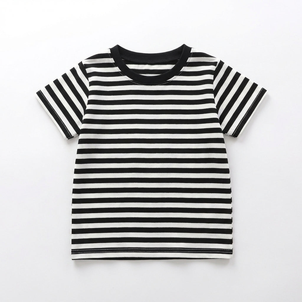 Short Sleeve Striped T Shirt