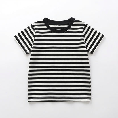Short Sleeve Striped T Shirt