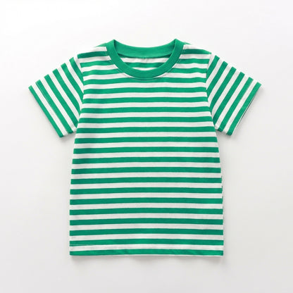 Short Sleeve Striped T Shirt