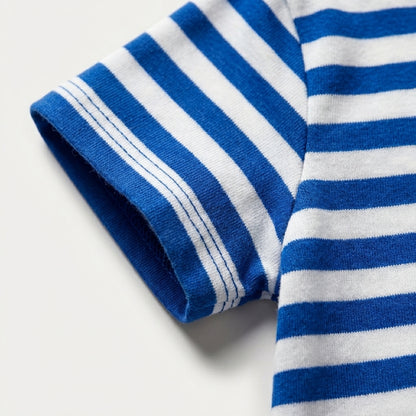 Short Sleeve Striped T Shirt