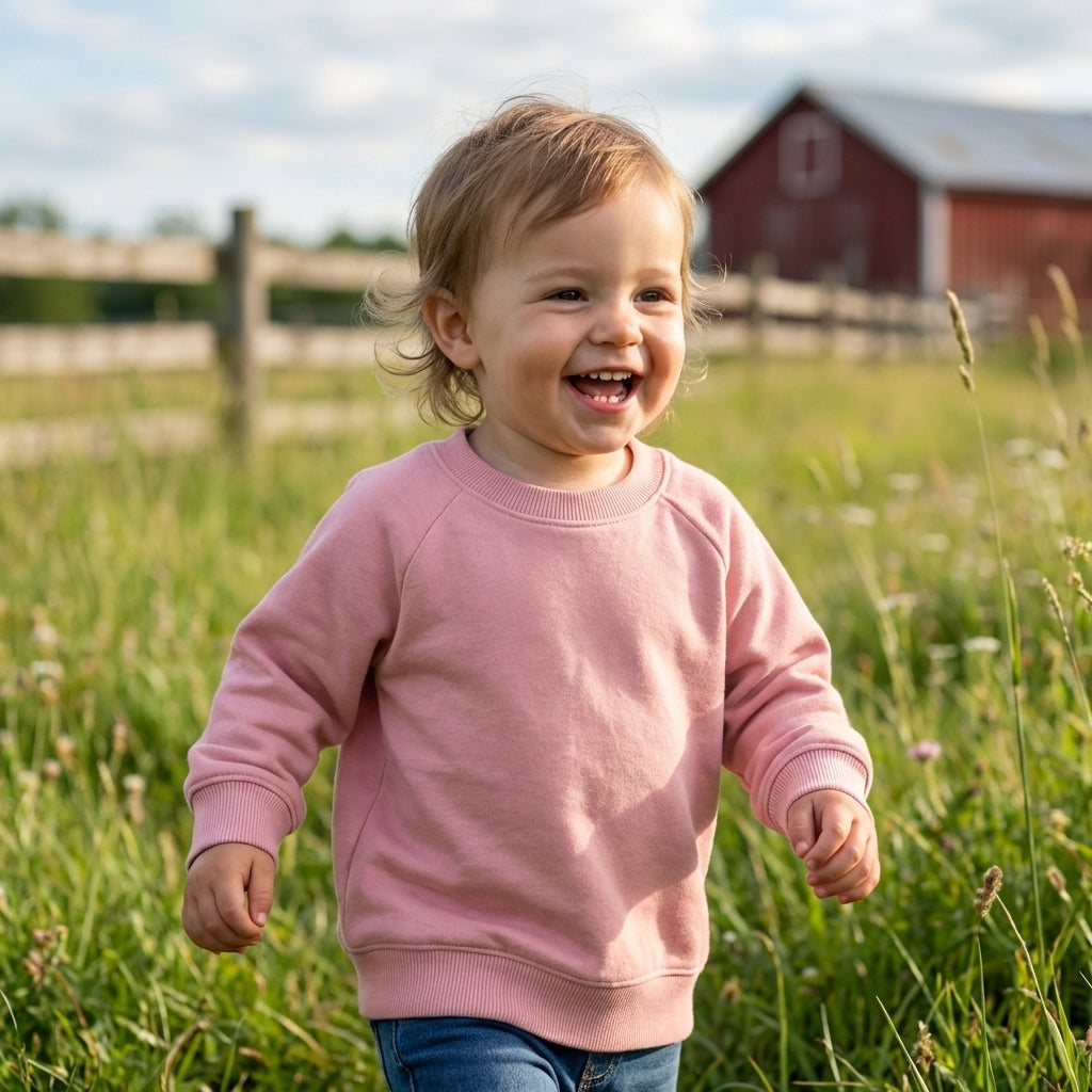 Baby Cotton Crewneck Sweatshirt