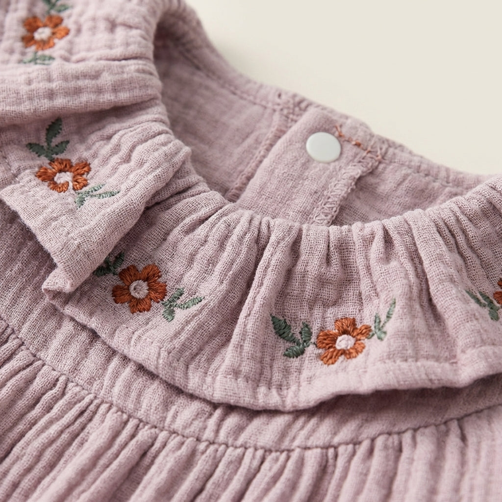 Baby Floral Collar Romper