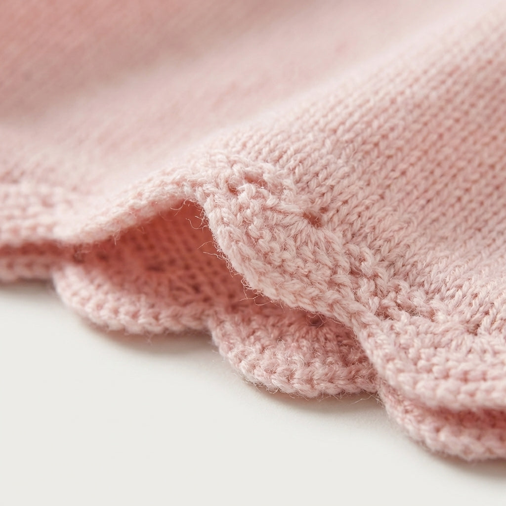 Girls Cropped Knit Cardigan