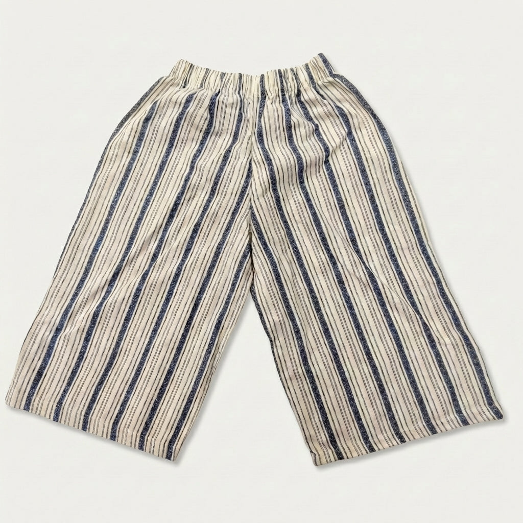 Striped Toddler Wide Leg Pants