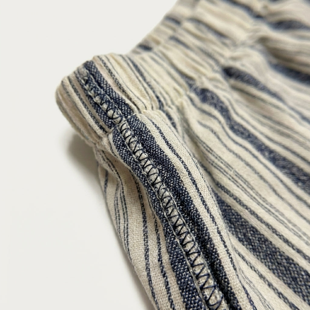 Striped Toddler Wide Leg Pants