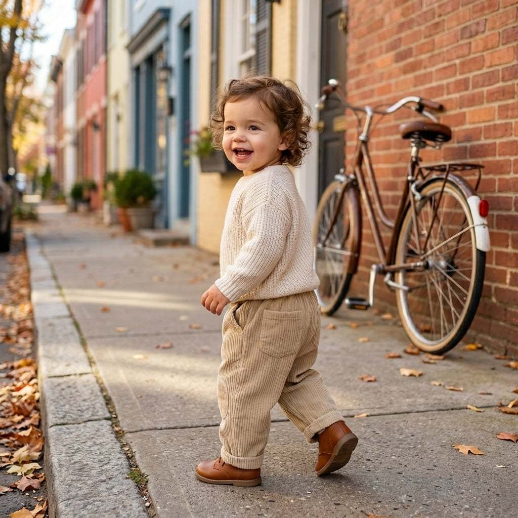 Corduroy Baby Pull On Pants