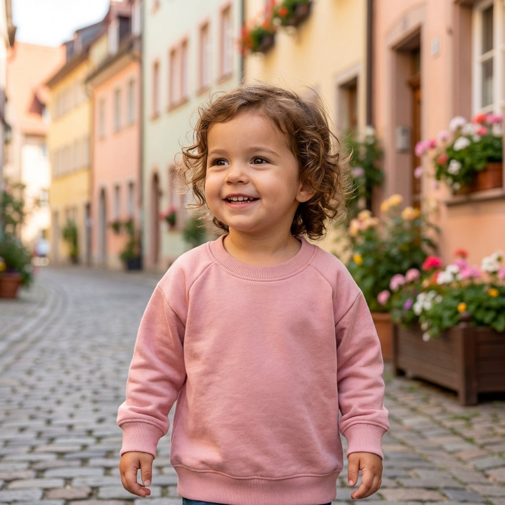 Baby Cotton Crewneck Sweatshirt