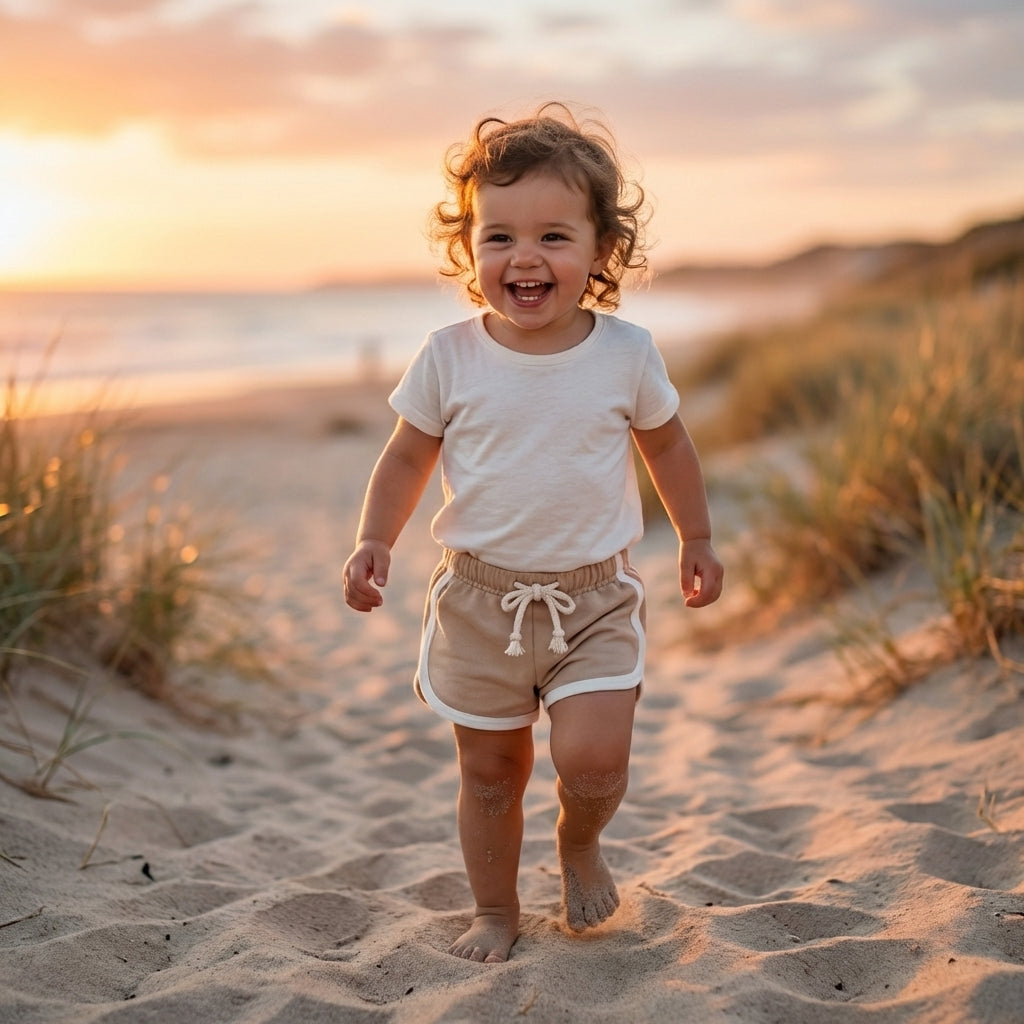Everyday Cotton Trim Shorts