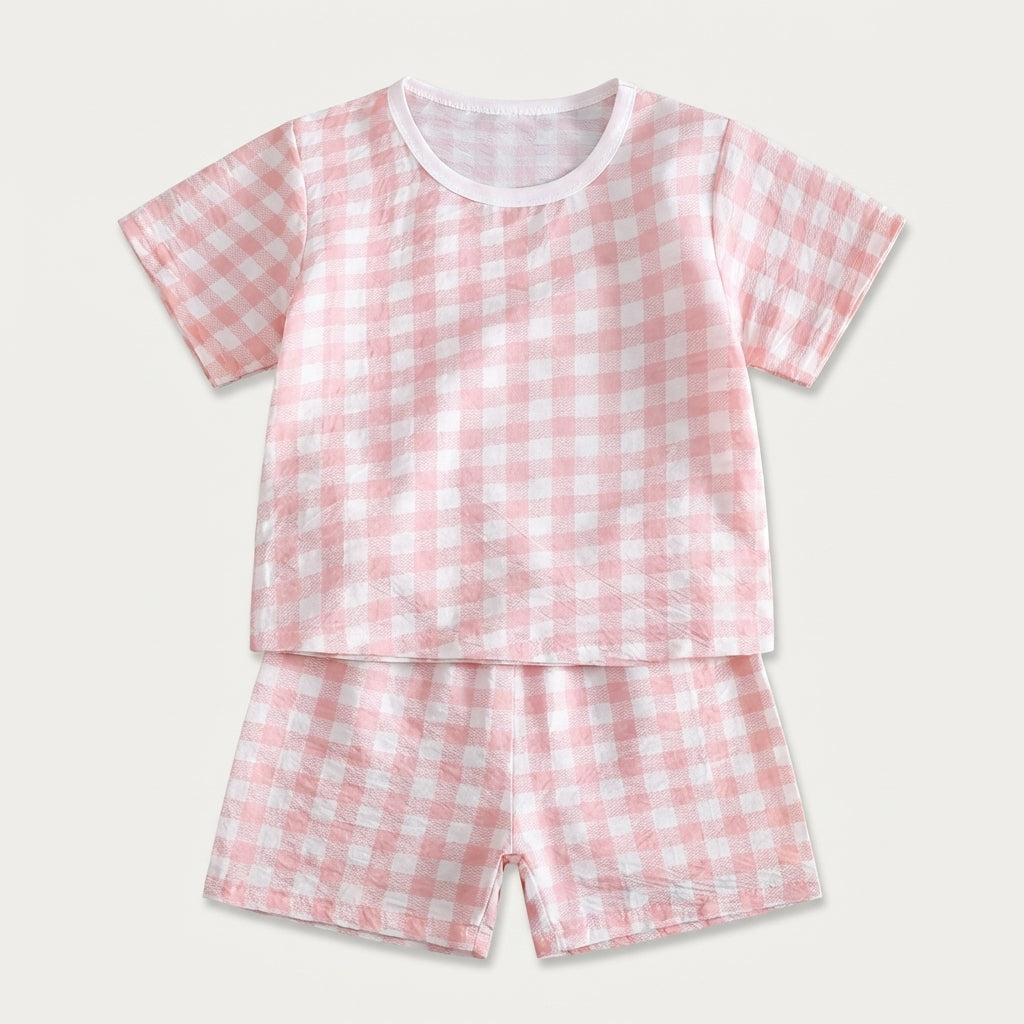 Gingham Summer Two Piece Set