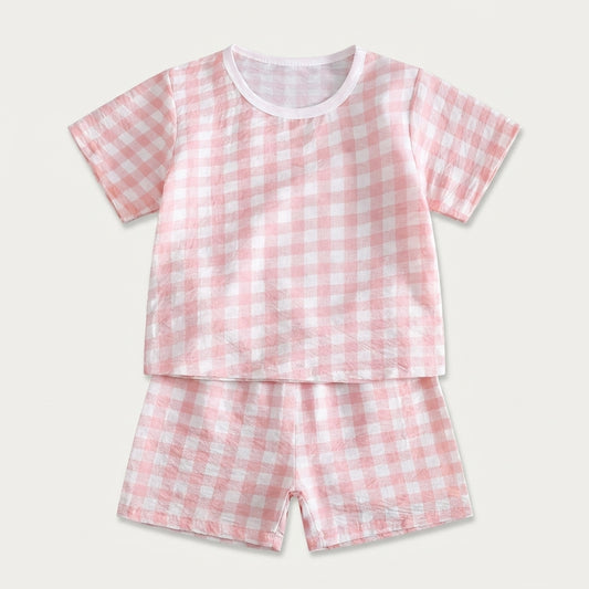 Gingham Summer Two Piece Set