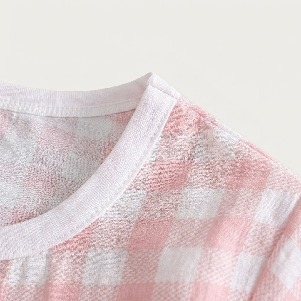 Gingham Summer Two Piece Set