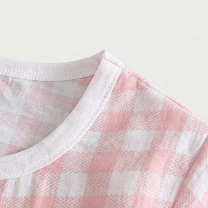 Gingham Summer Two Piece Set
