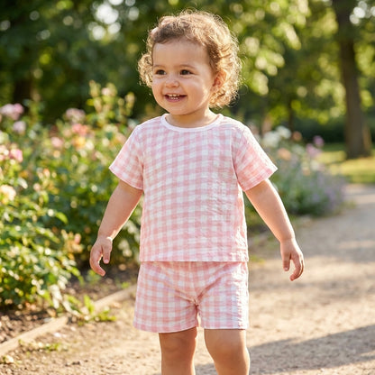 Gingham Summer Two Piece Set