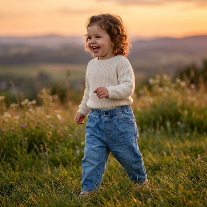 Classic Denim Baby Pants