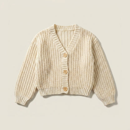 Classic Knit Baby Cardigan