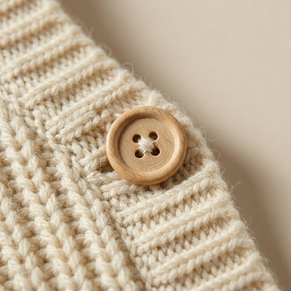 Classic Knit Baby Cardigan