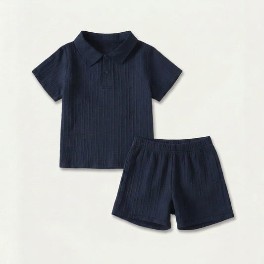 Classic Polo Shirt and Shorts Set
