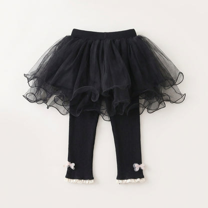 Tulle Skirt Leggings