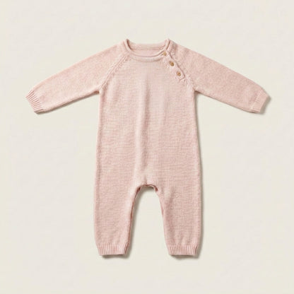 Long Sleeve Baby Knit Jumpsuit