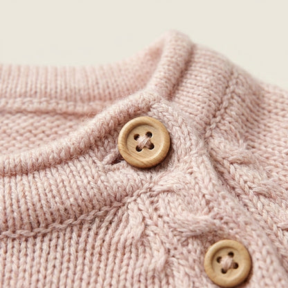 Long Sleeve Baby Knit Jumpsuit