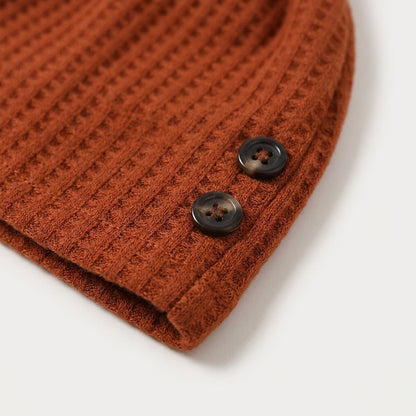 Baby Waffle Knit Jumpsuit Set
