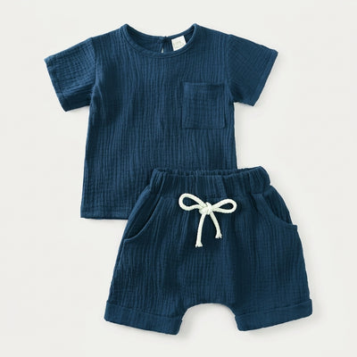 Classic Cotton Summer Two Piece Set