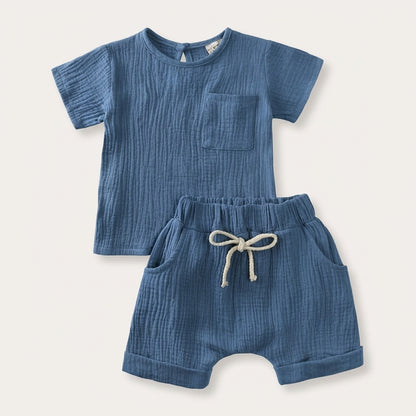 Classic Cotton Summer Two Piece Set