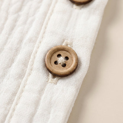 Classic Muslin Summer Shorts Set