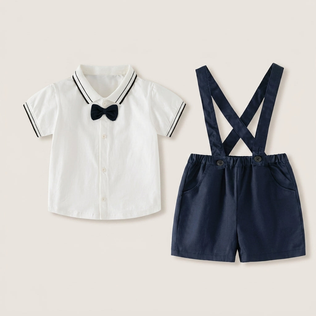 Baby Bow Shirt and Shorts Set