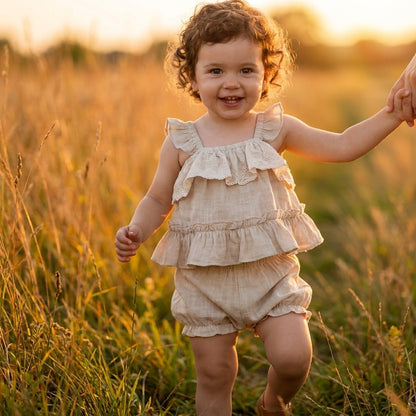 Ruffle Top and Shorts Set