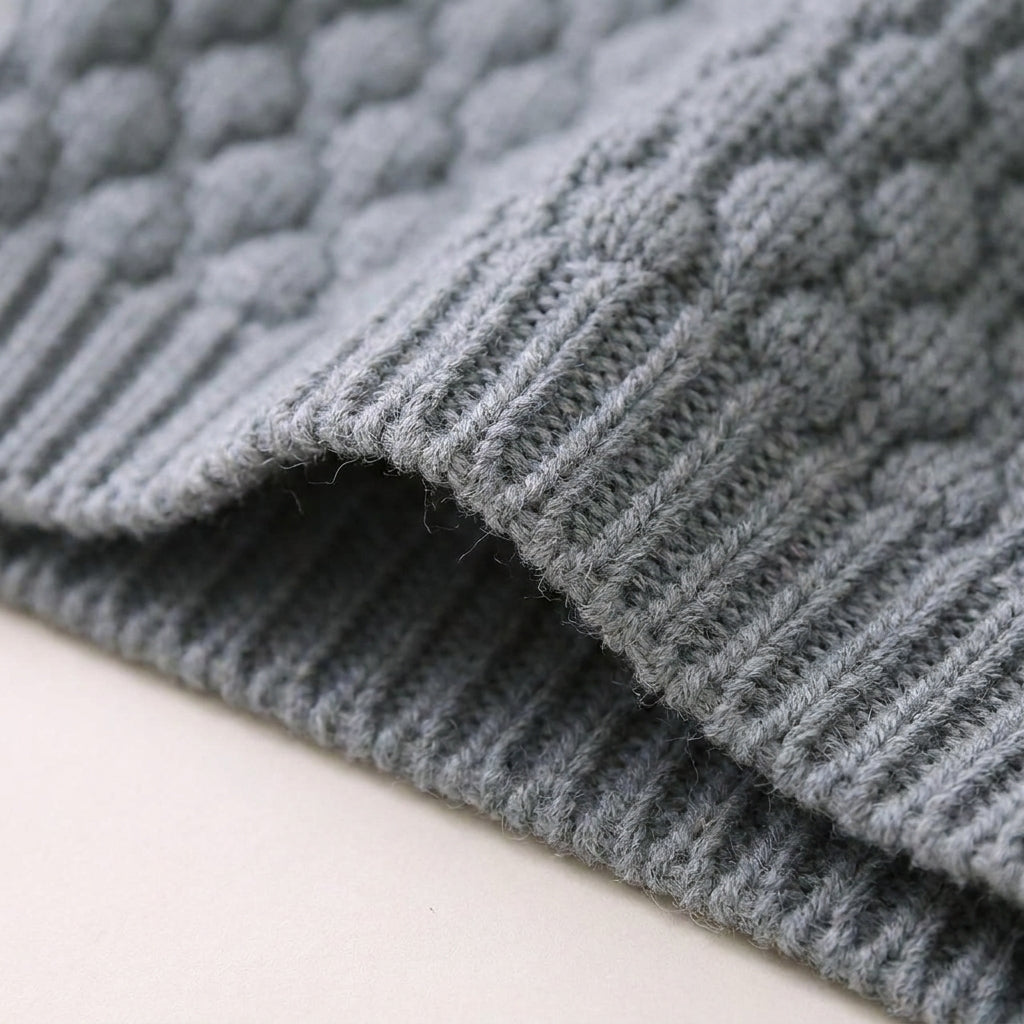 Bear Hood Knit Cardigan
