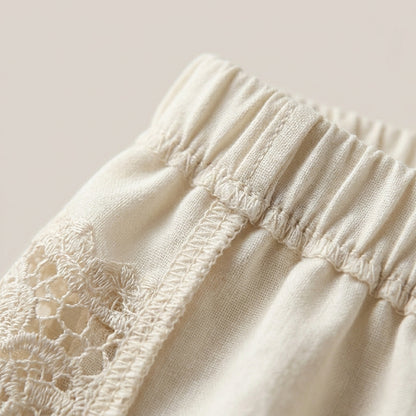 Lace Top and Shorts Set