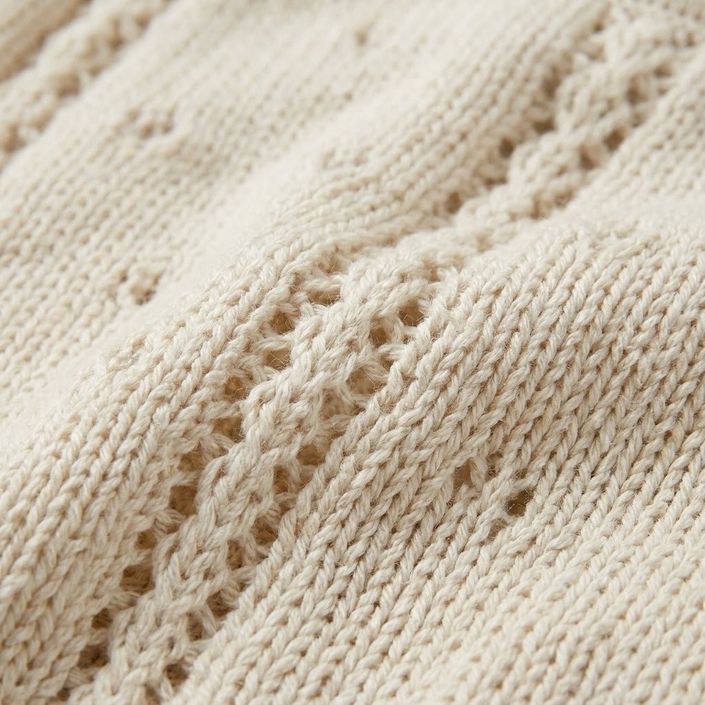 Knitted Frill Top and Shorts Set