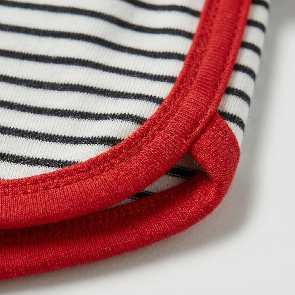 Striped T Shirt and Shorts Set